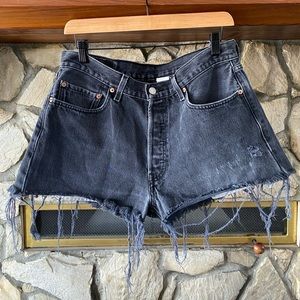 Vintage Levi cutoffs.
